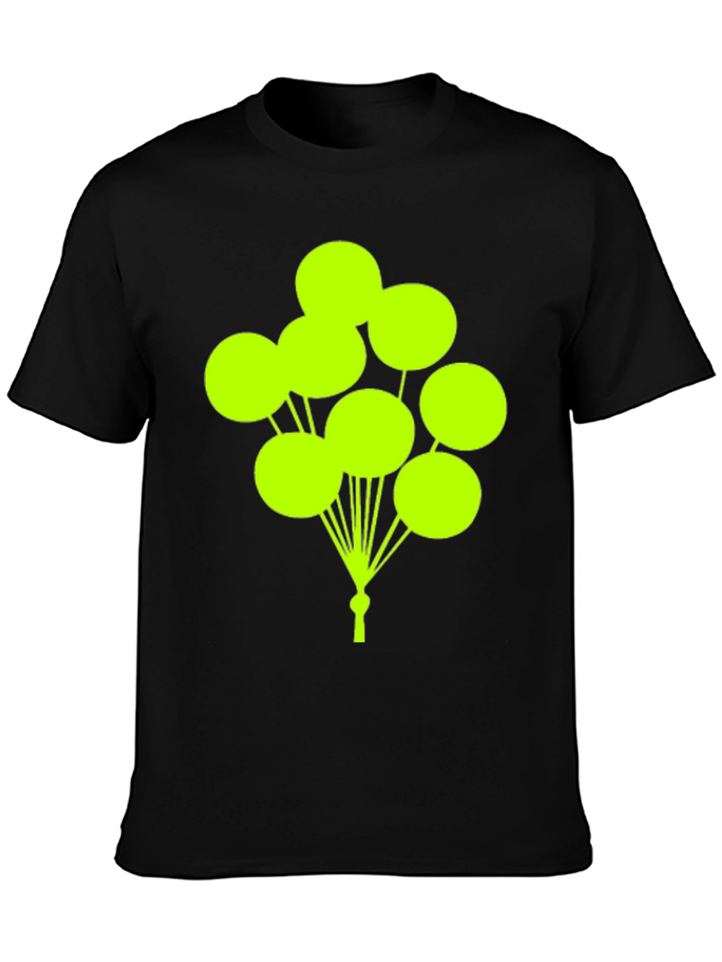 Balloon Graphic Tee - Fun & Stylish Black T-Shirt