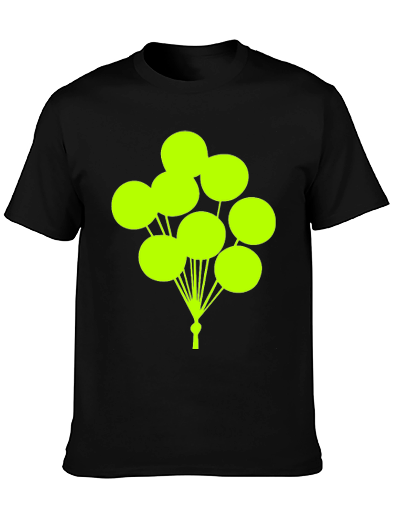 Balloon Graphic Tee - Fun & Stylish Black T-Shirt