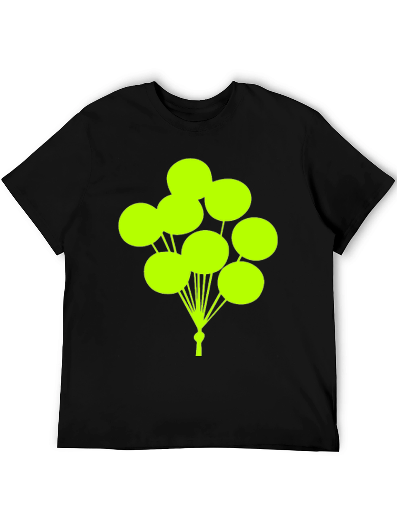 Balloon Graphic Tee - Fun & Stylish Black T-Shirt
