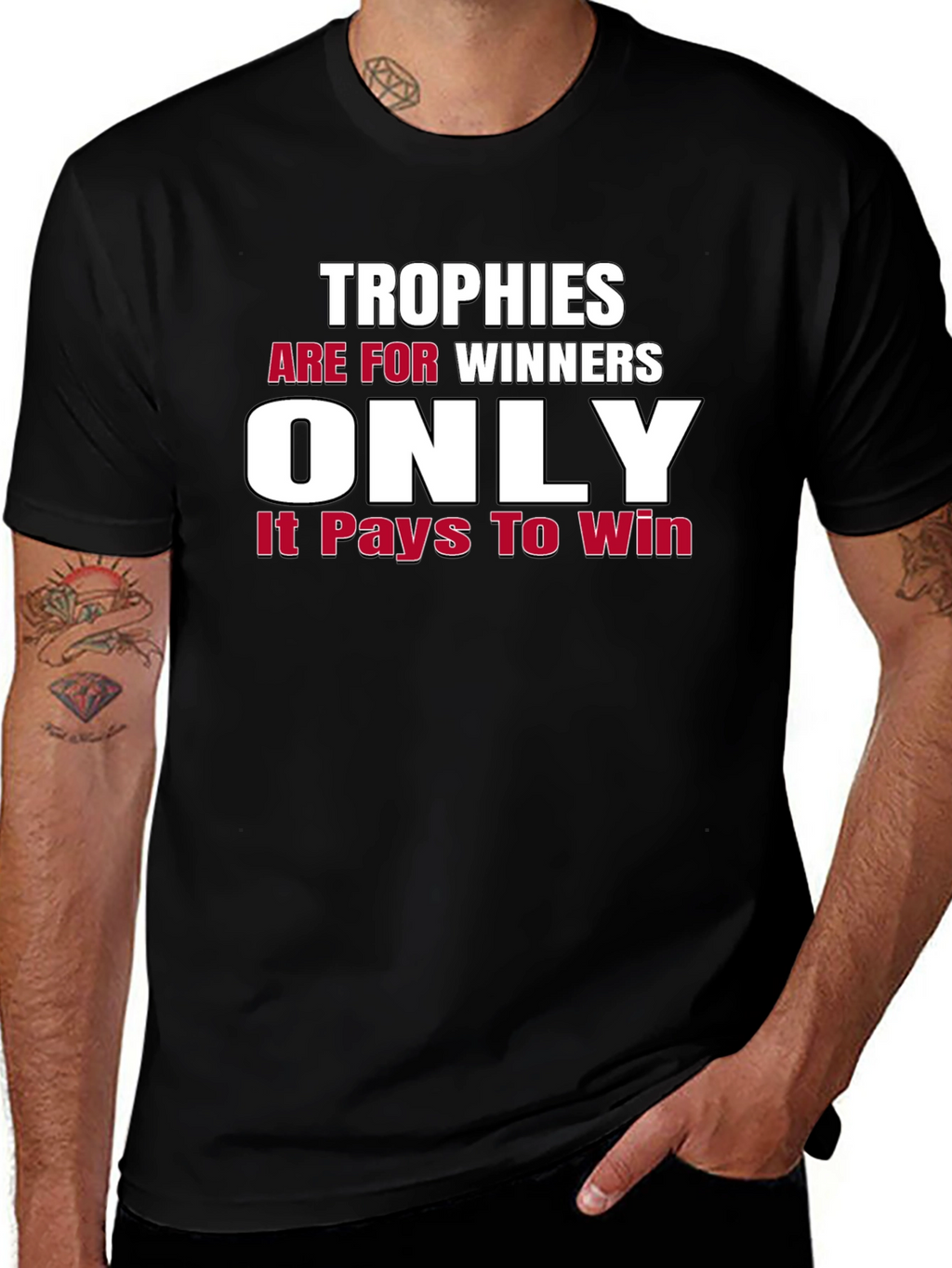 Trophies are for Winners Graphic Tee