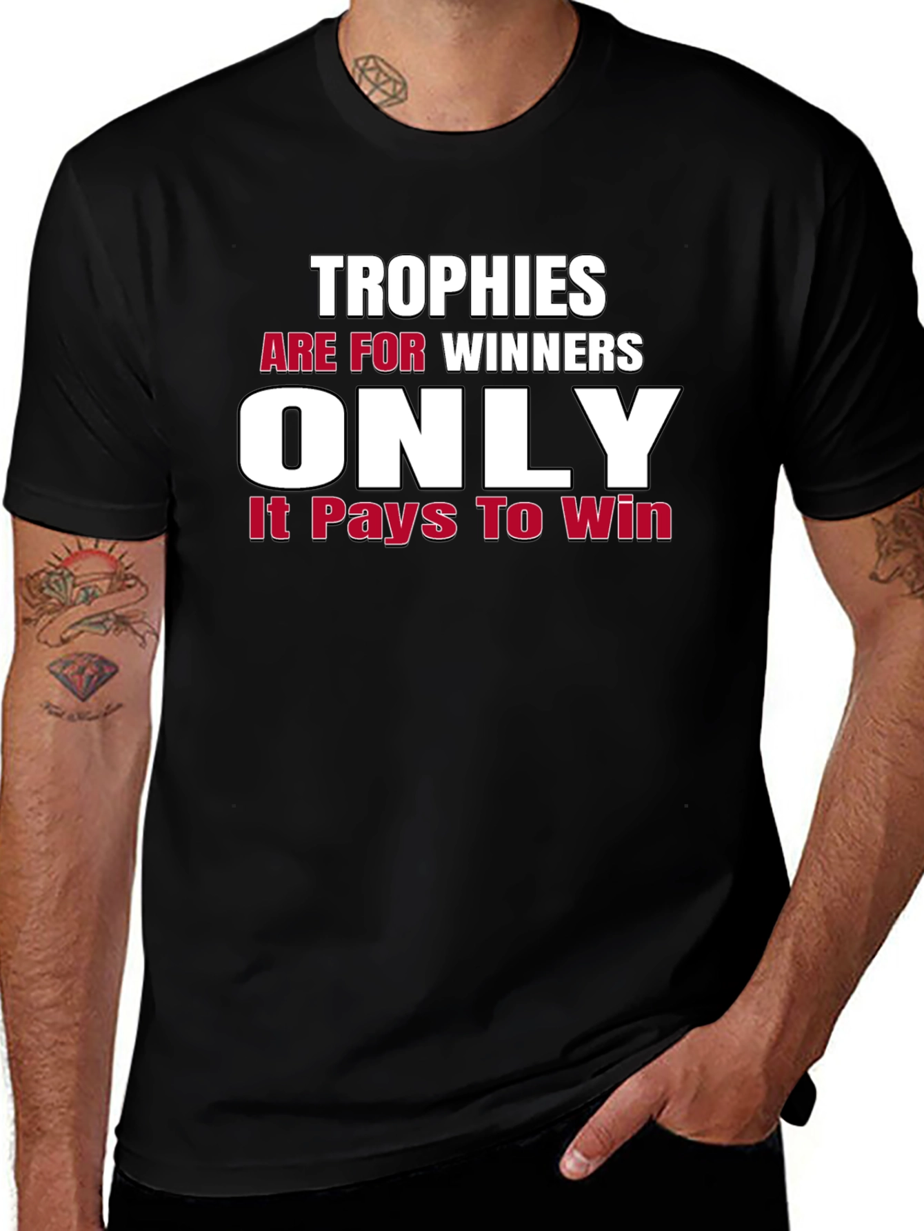 Trophies are for Winners Graphic Tee