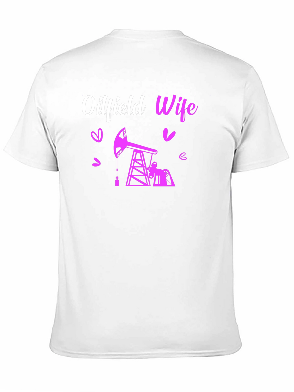 Oilfield Wife Graphic T-Shirt - Black Crew Neck