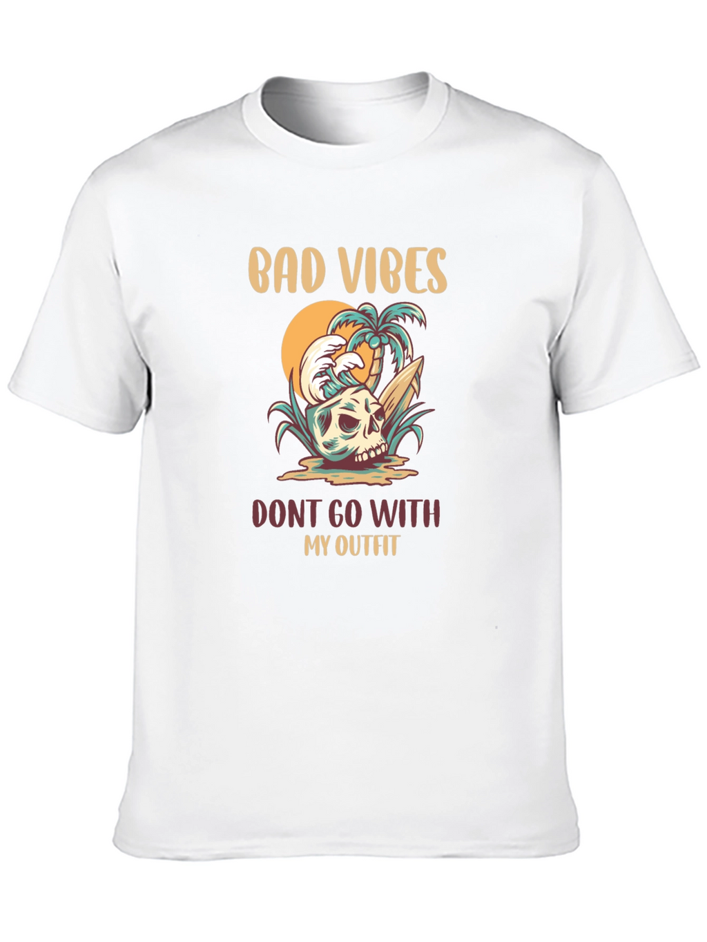 Bad Vibes Outfit Graphic T-Shirt