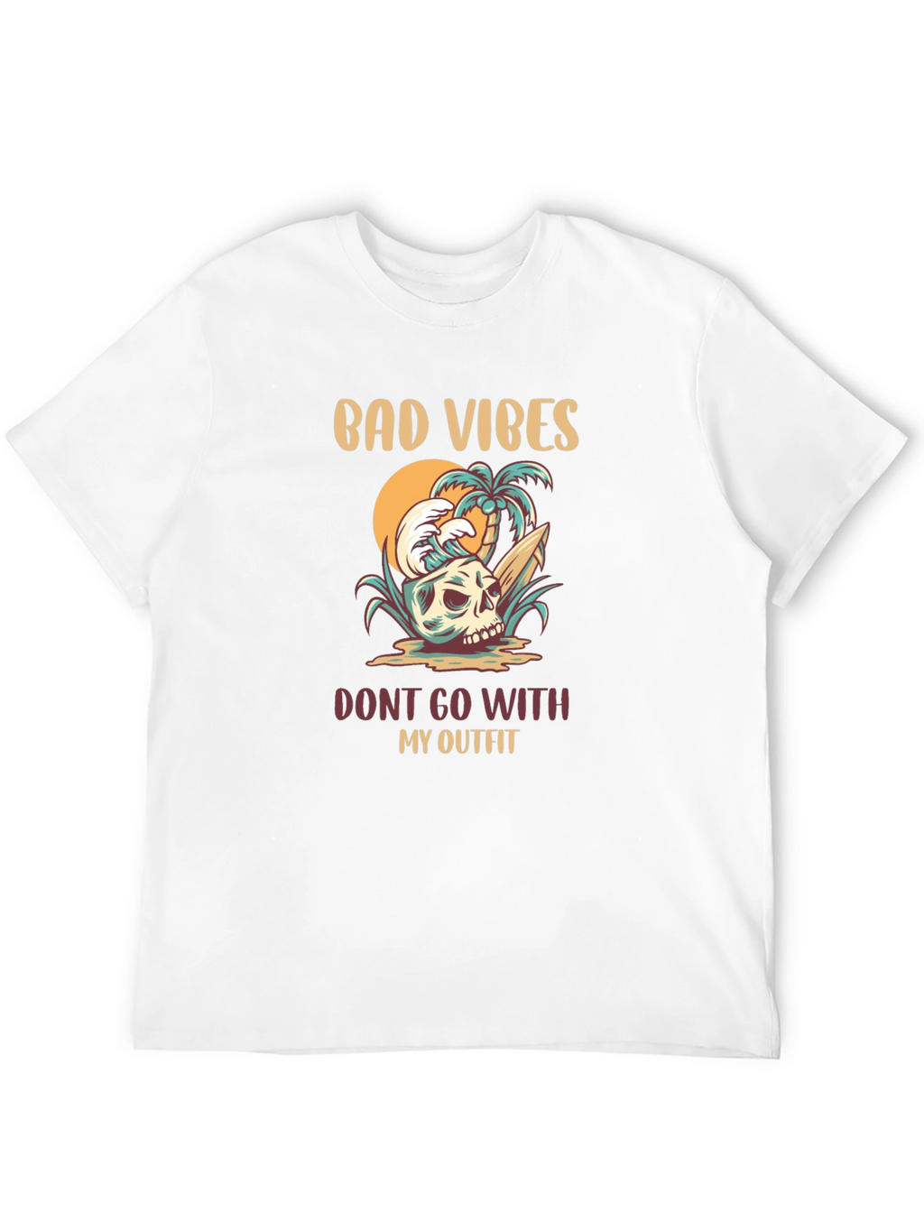 Bad Vibes Outfit Graphic T-Shirt