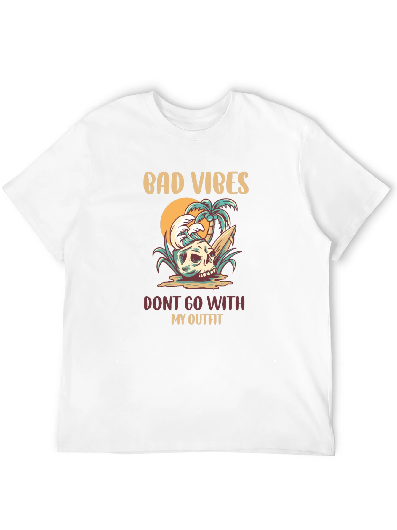 Bad Vibes Outfit Graphic T-Shirt