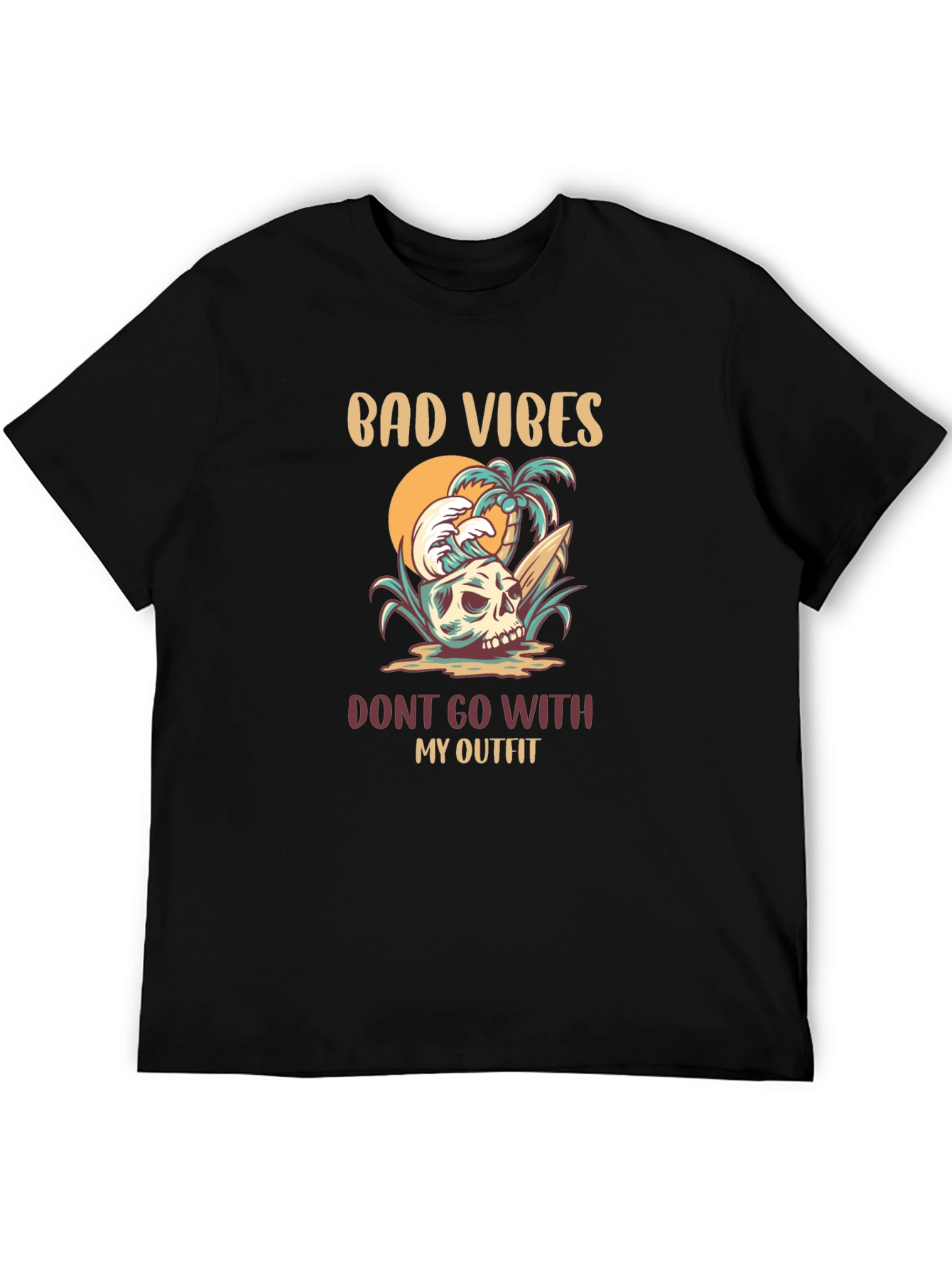 Bad Vibes Outfit Graphic T-Shirt