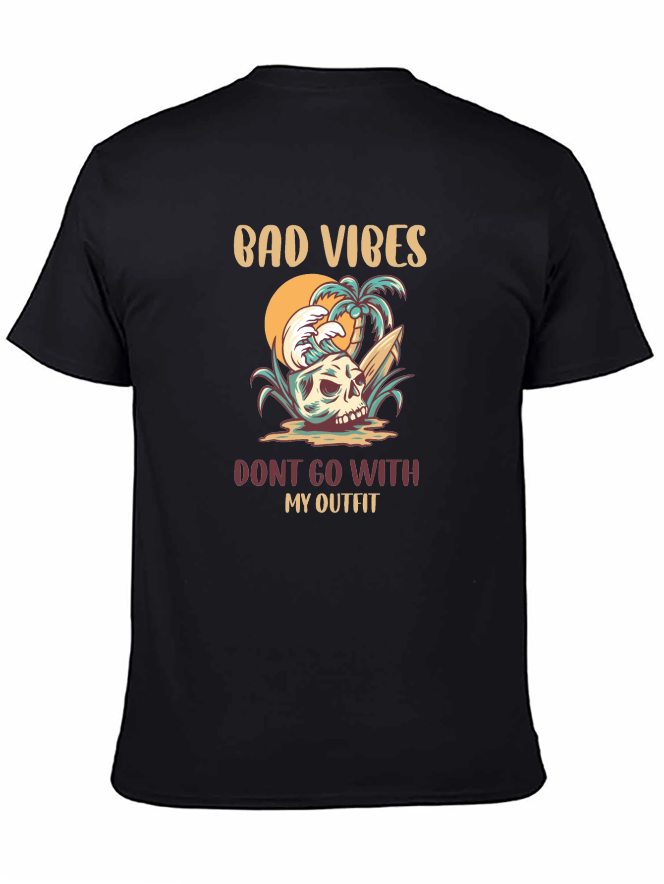 Bad Vibes Outfit Graphic T-Shirt