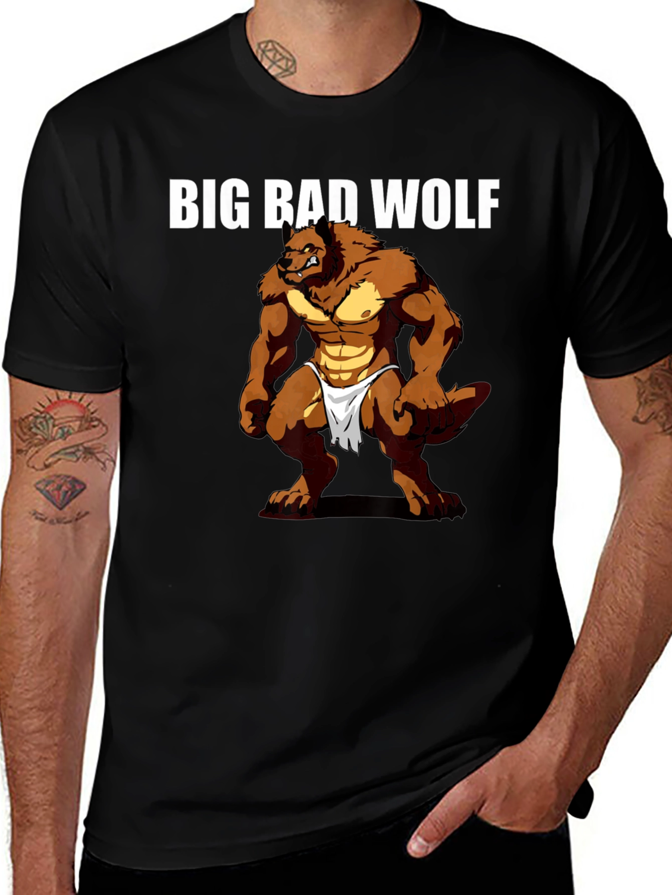 Big Bad Wolf Graphic T-Shirt