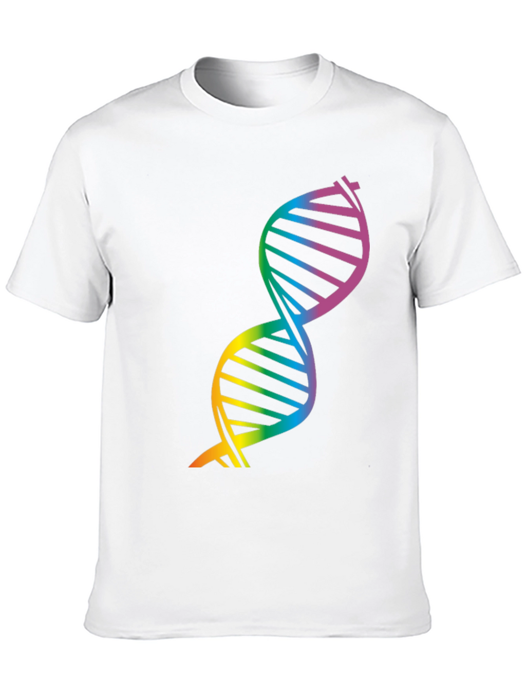 Rainbow DNA Graphic Tee - Science Pride
