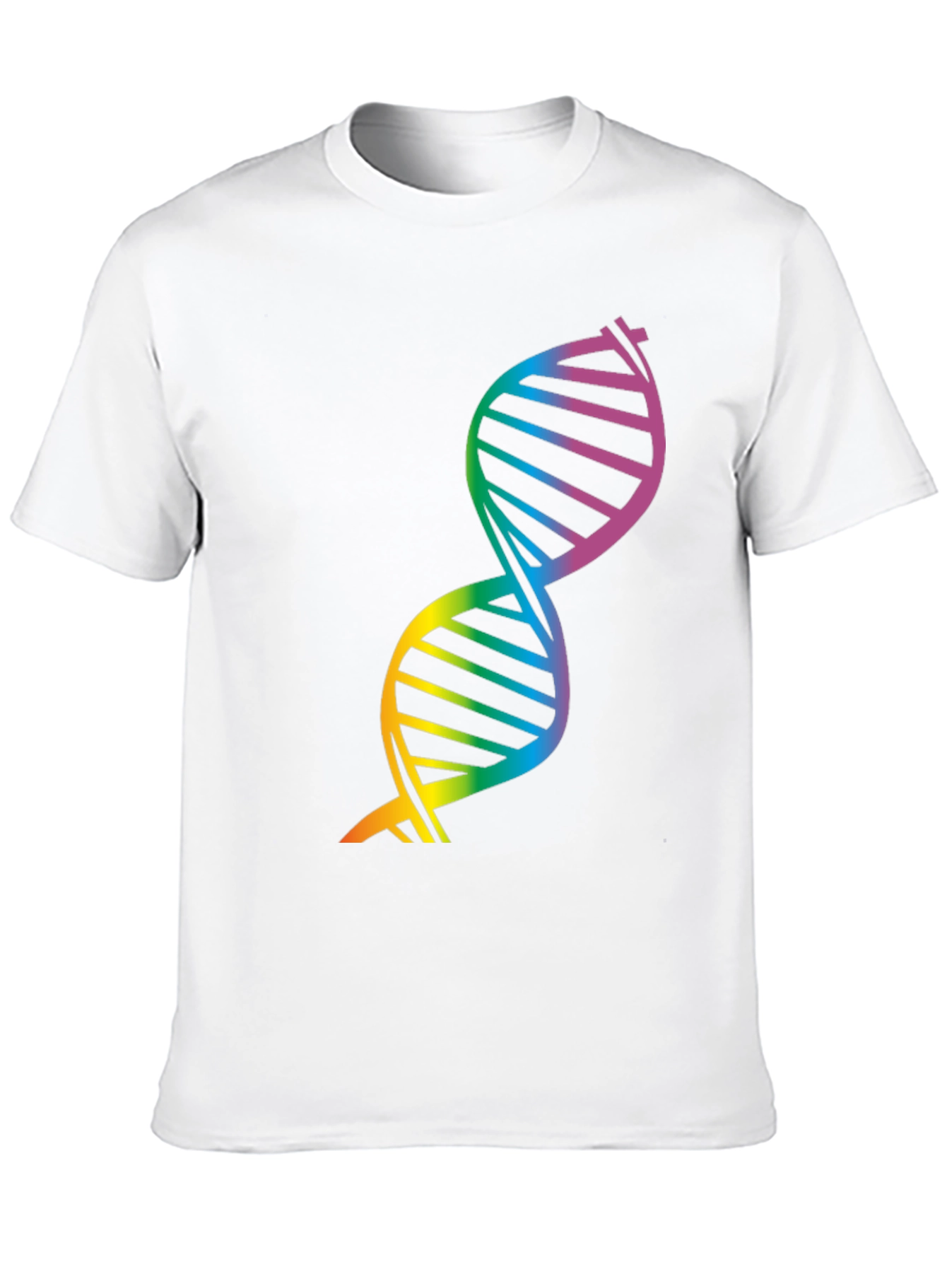 Rainbow DNA Graphic Tee - Science Pride
