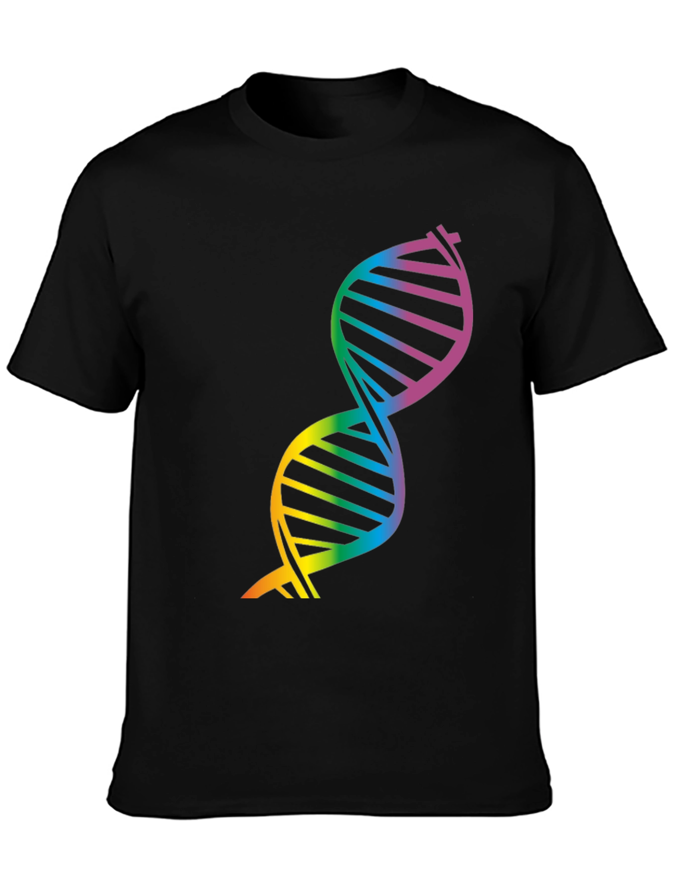 Rainbow DNA Graphic Tee - Science Pride