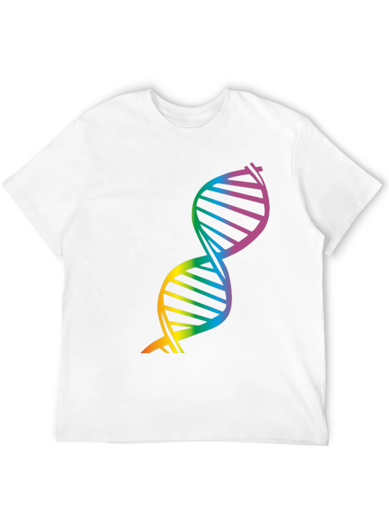 Rainbow DNA Graphic Tee - Science Pride