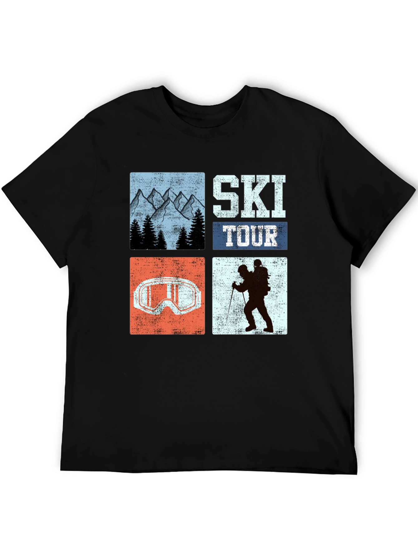 Ski Tour Graphic Tee - Adventure Ready!