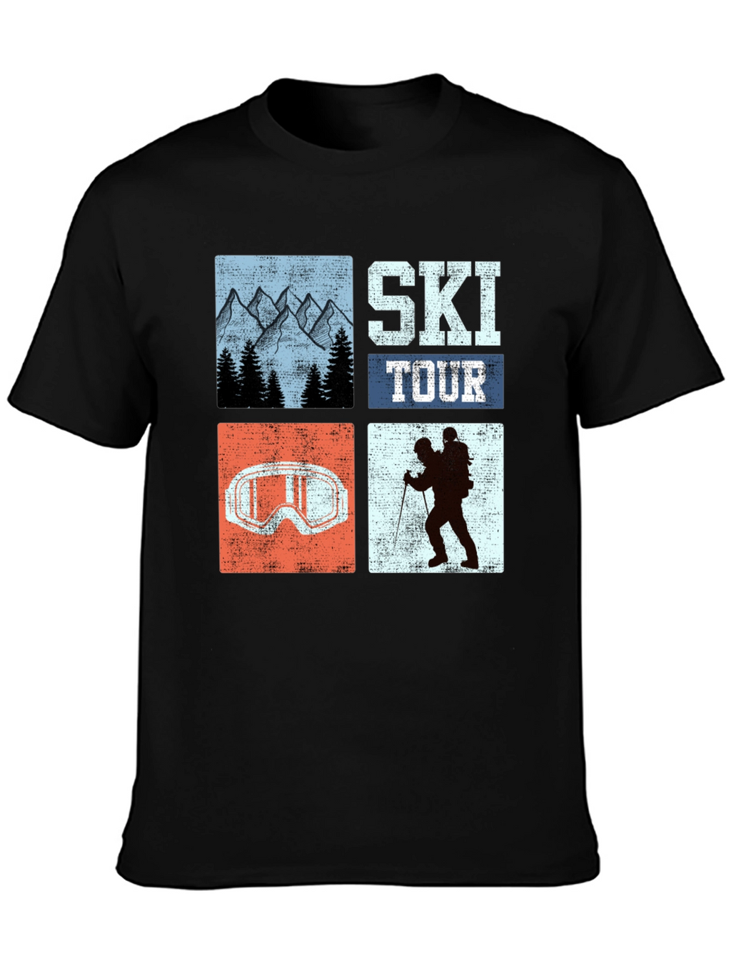 Ski Tour Graphic Tee - Adventure Ready!