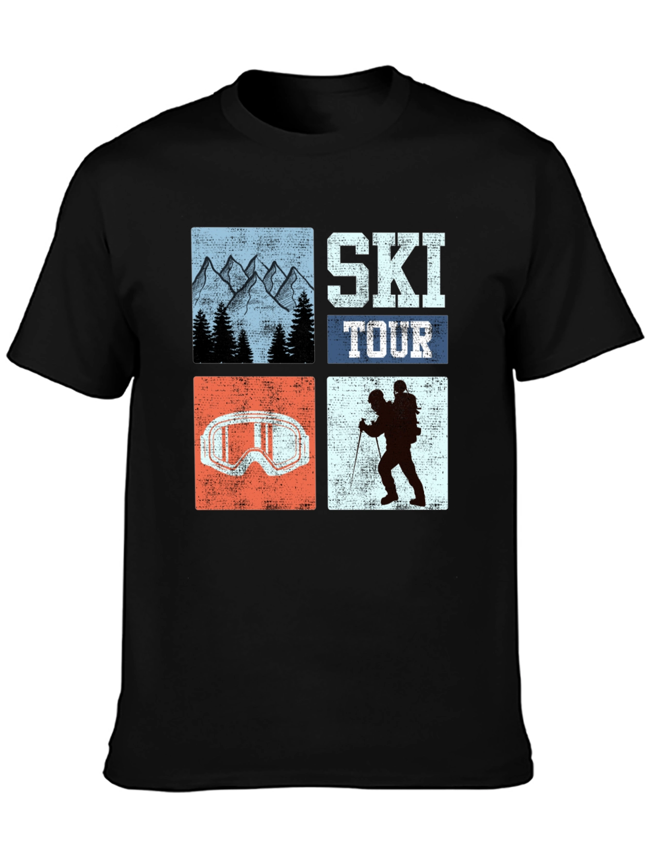 Ski Tour Graphic Tee - Adventure Ready!
