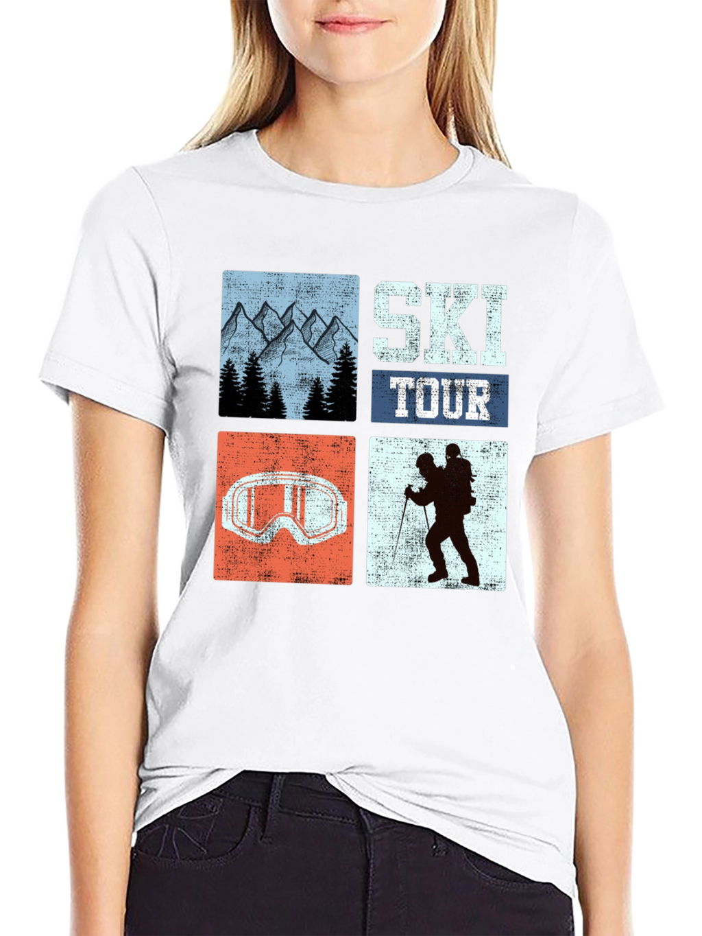 Ski Tour Graphic Tee - Adventure Ready!