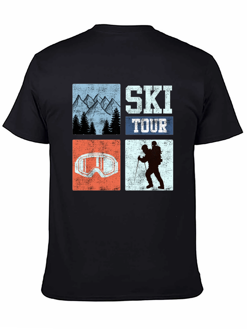 Ski Tour Graphic Tee - Adventure Ready!