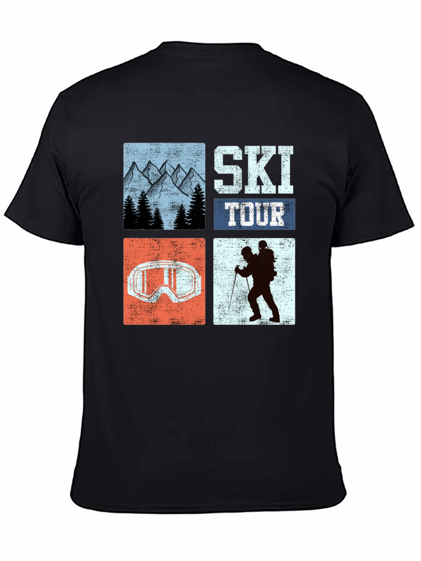 Ski Tour Graphic Tee - Adventure Ready!