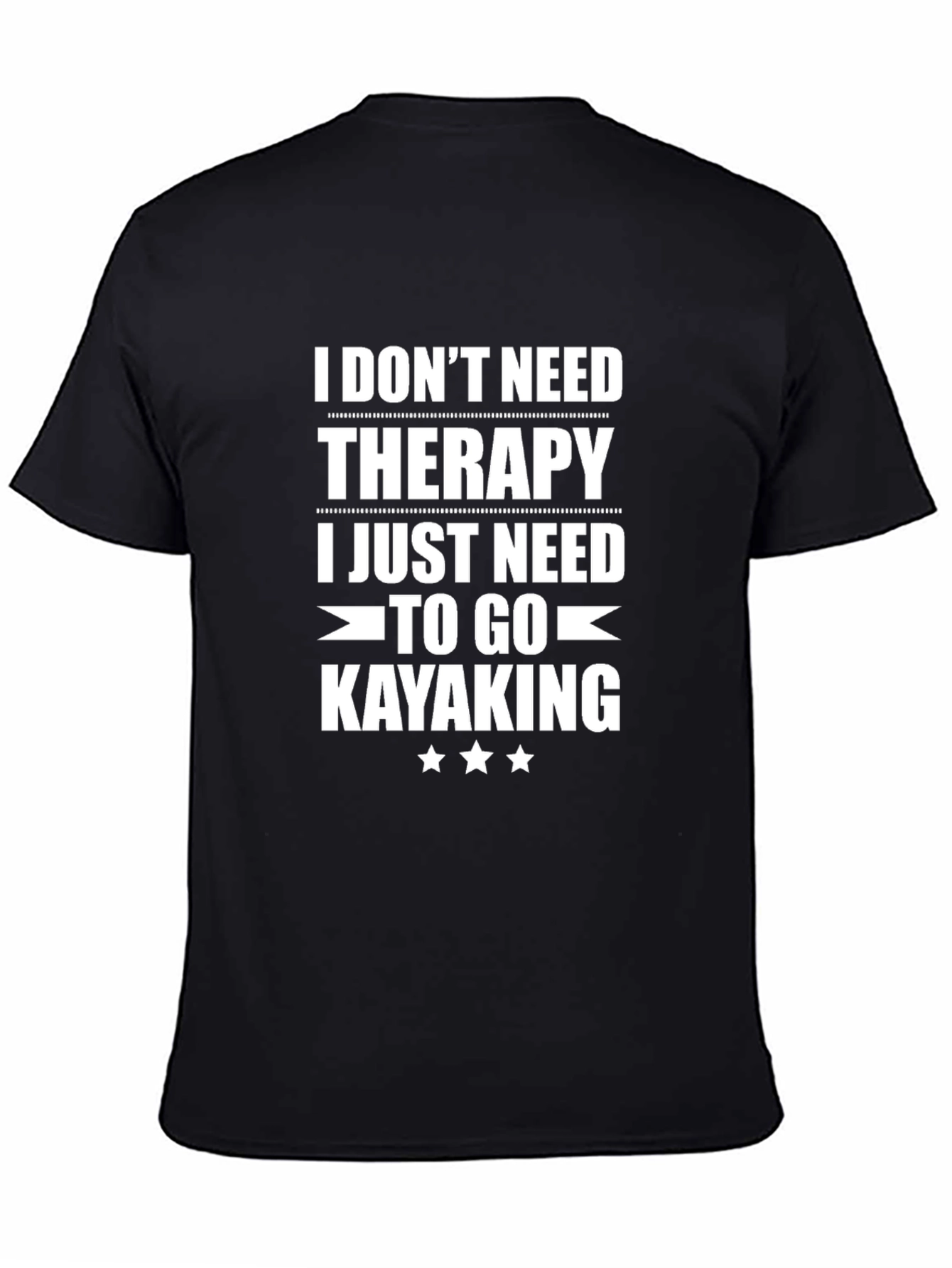Kayaking Therapy Graphic T-Shirt