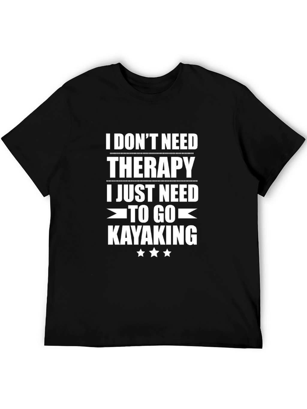 Kayaking Therapy Graphic T-Shirt