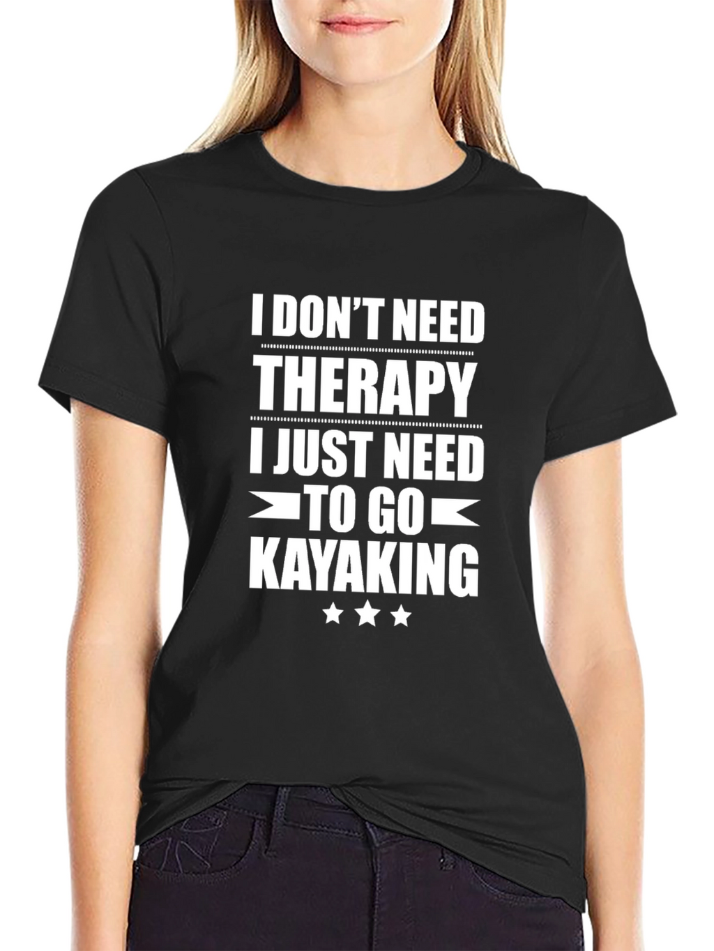 Kayaking Therapy Graphic T-Shirt