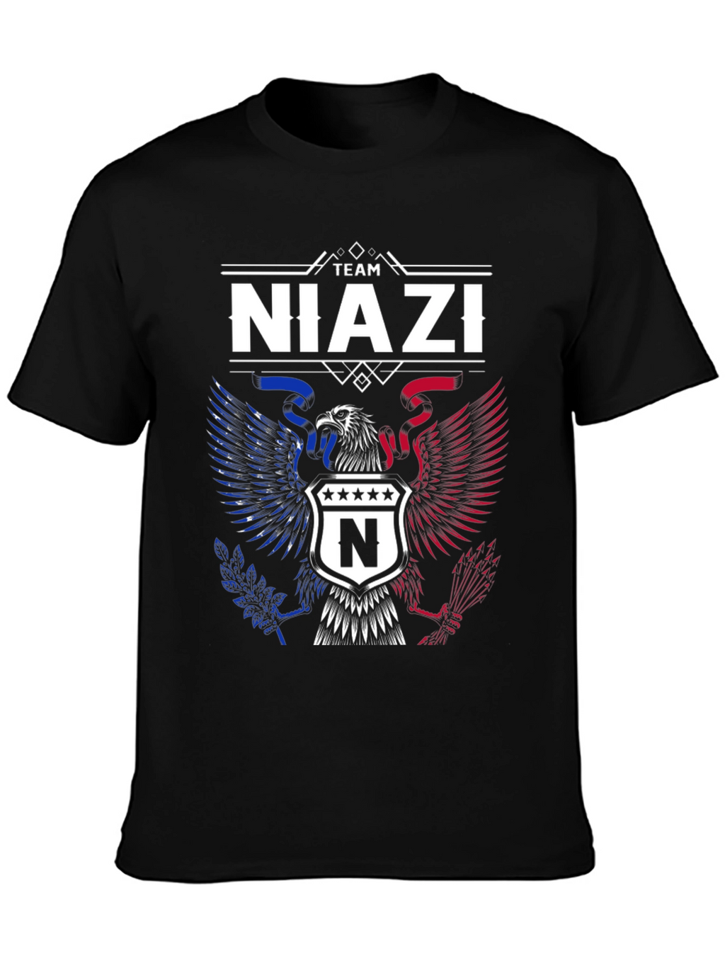 Team Niazi Eagle Crest Graphic T-Shirt