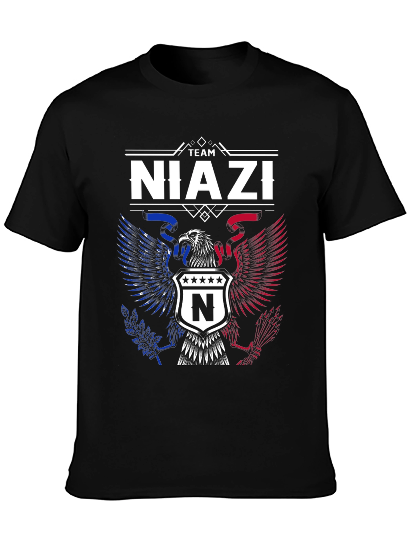 Team Niazi Eagle Crest Graphic T-Shirt