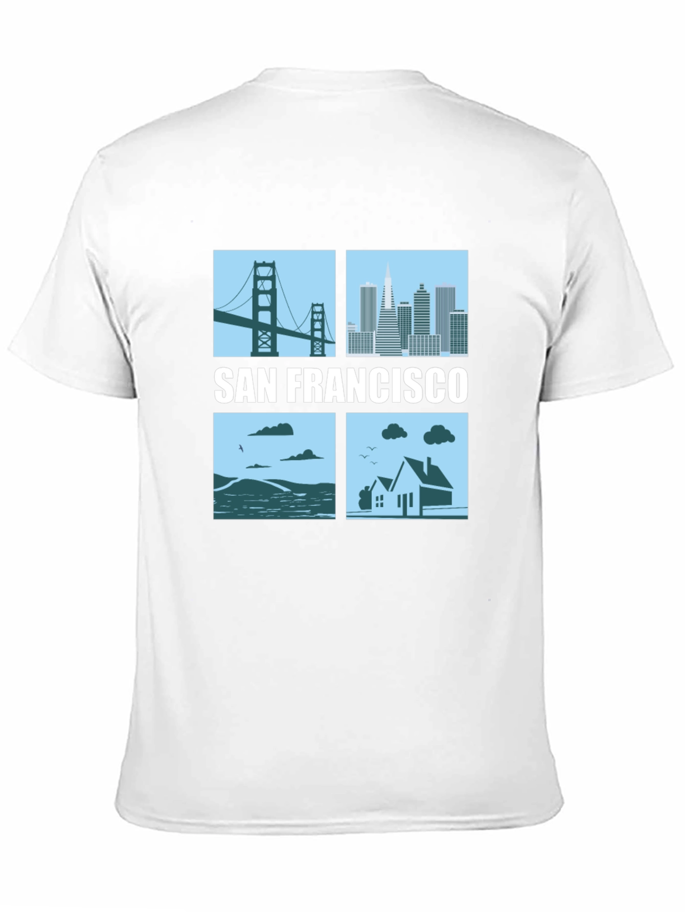San Francisco Cityscape Graphic T-Shirt