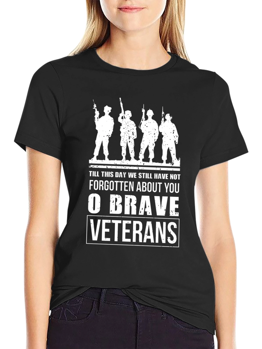 O Brave Veterans Graphic Tee - Military Tribute
