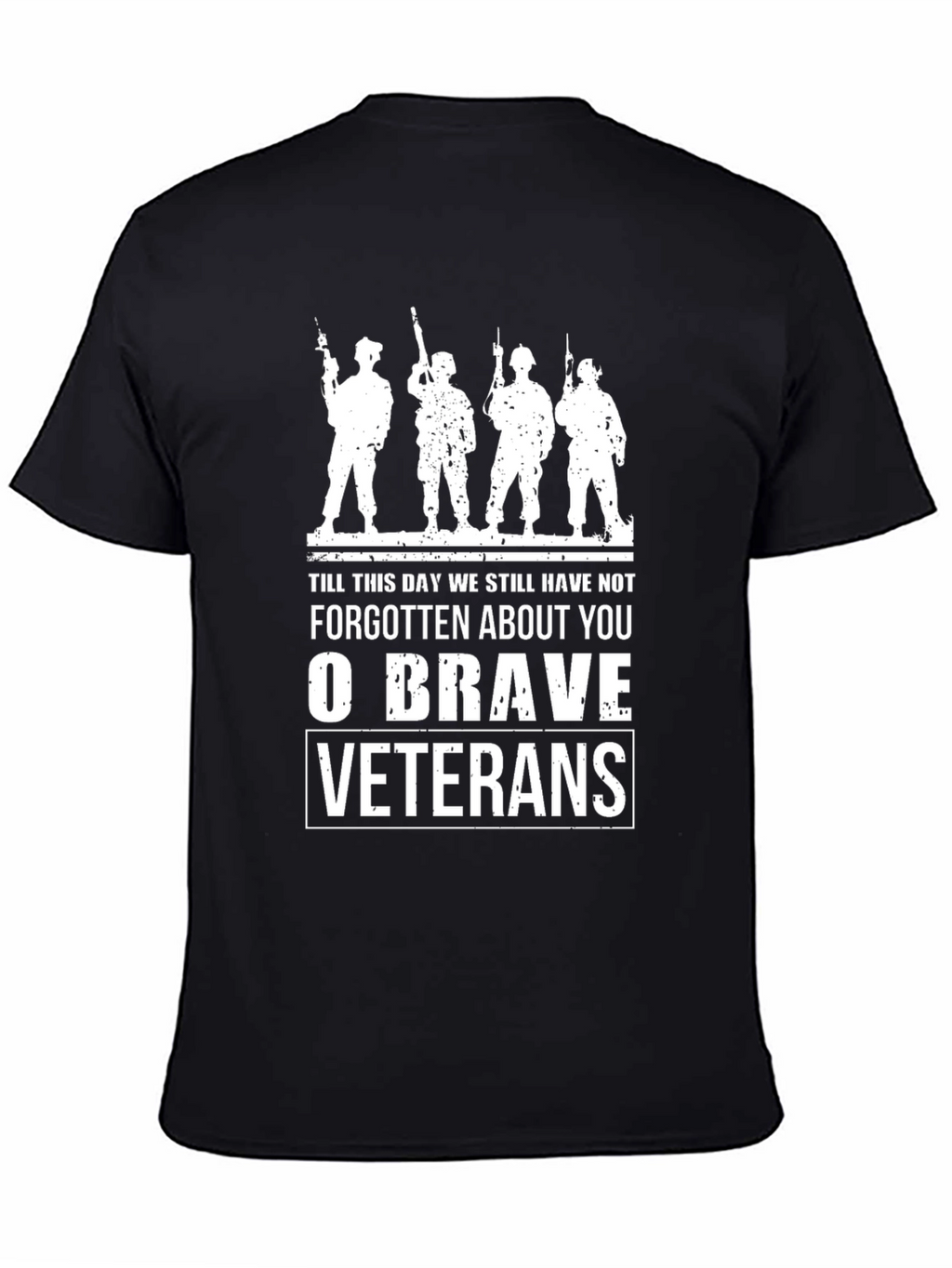 O Brave Veterans Graphic Tee - Military Tribute