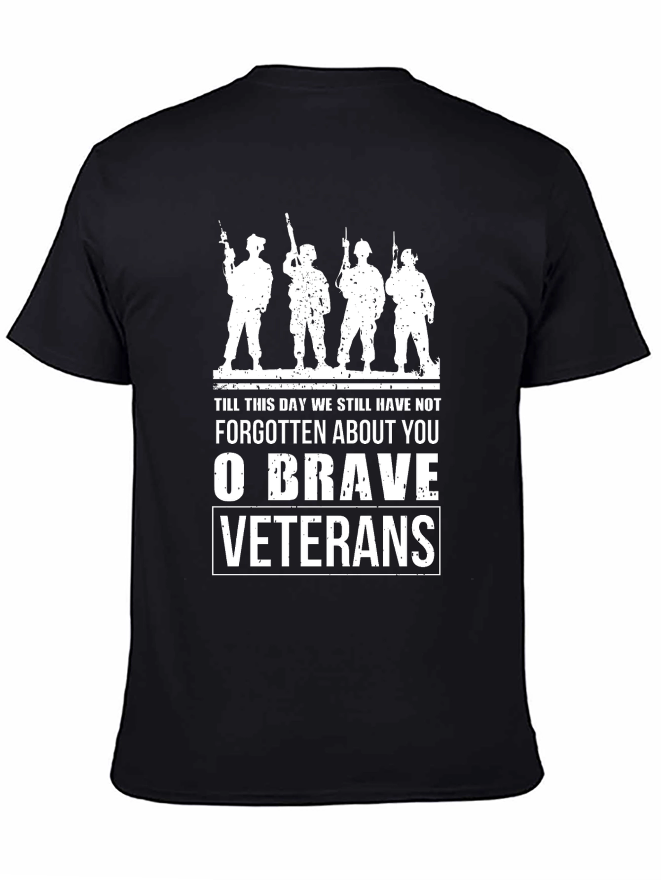 O Brave Veterans Graphic Tee - Military Tribute