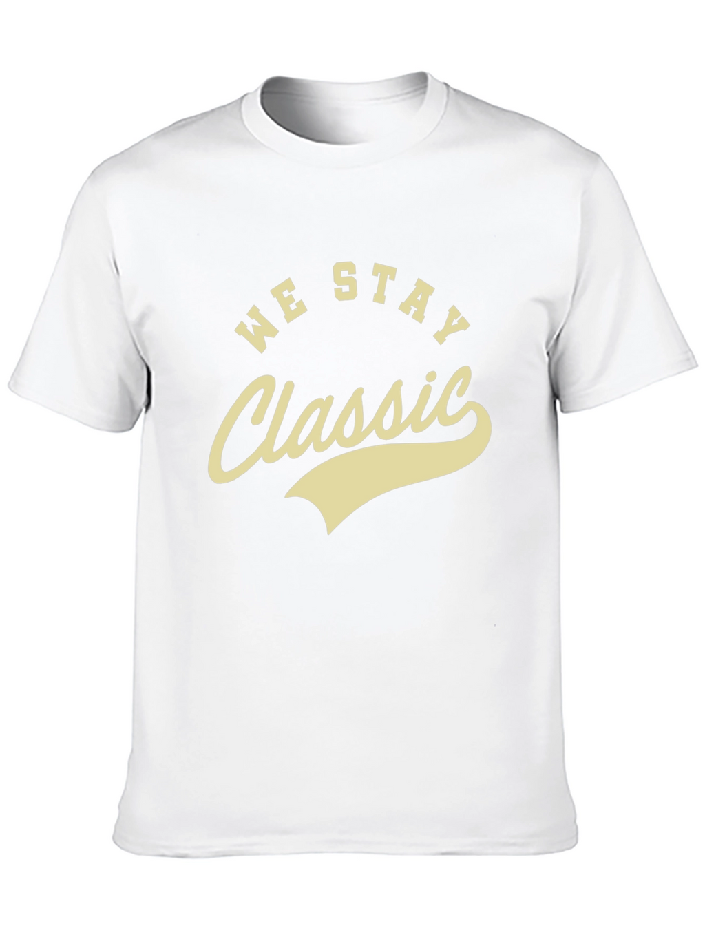 We Stay Classic Mens Black T-Shirt