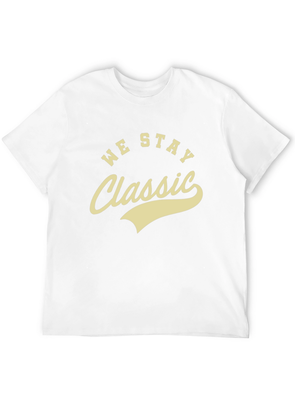 We Stay Classic Mens Black T-Shirt