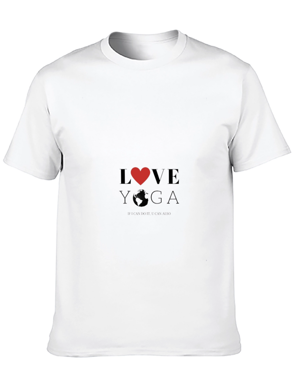Love Yoga Black T-Shirt