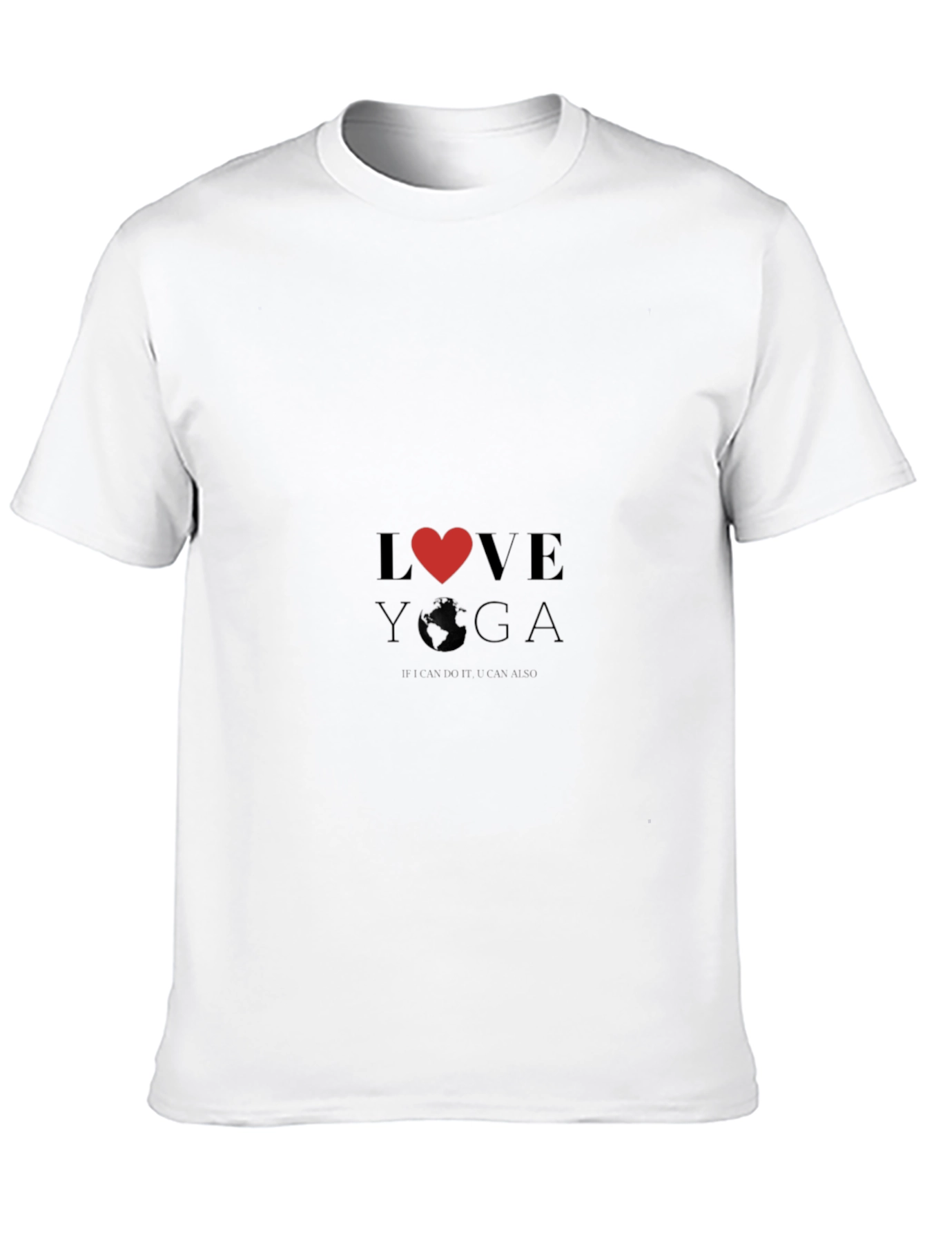 Love Yoga Black T-Shirt