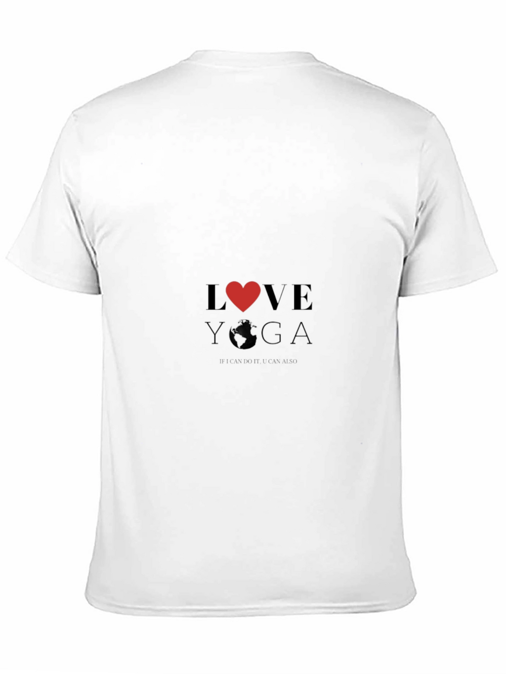 Love Yoga Black T-Shirt
