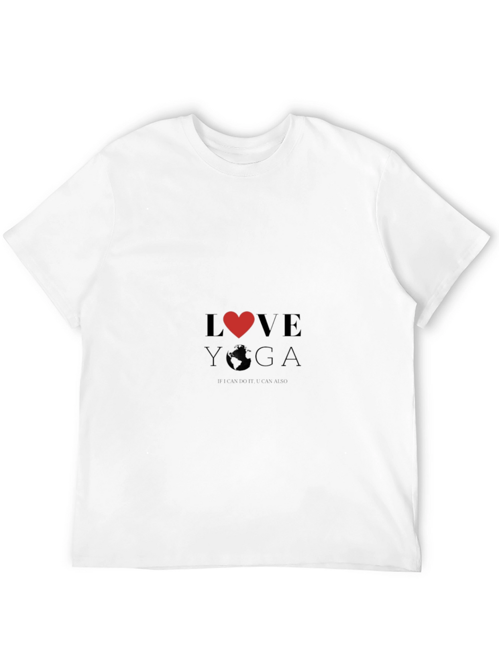 Love Yoga Black T-Shirt