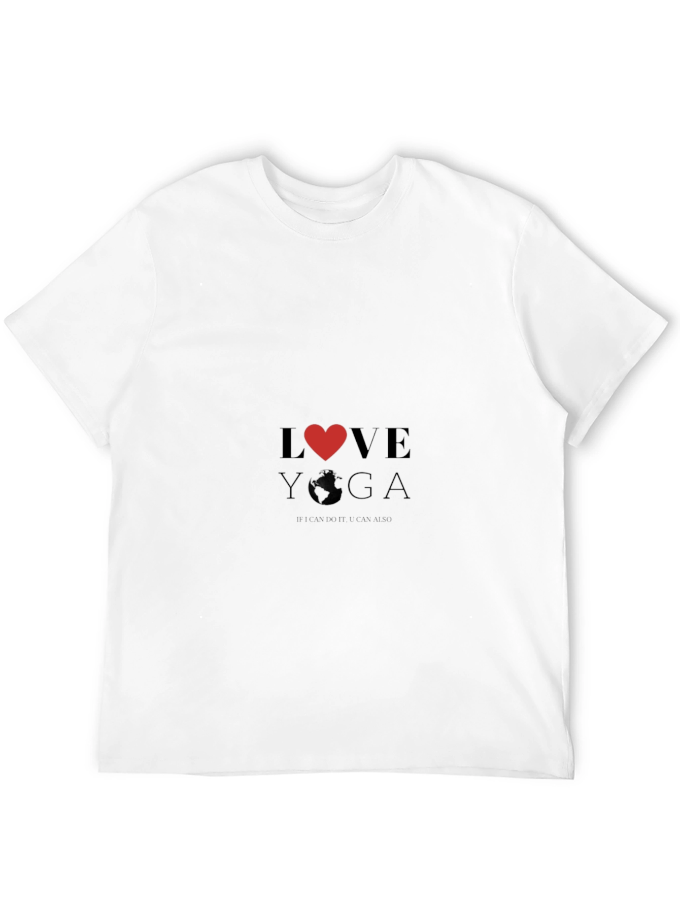 Love Yoga Black T-Shirt