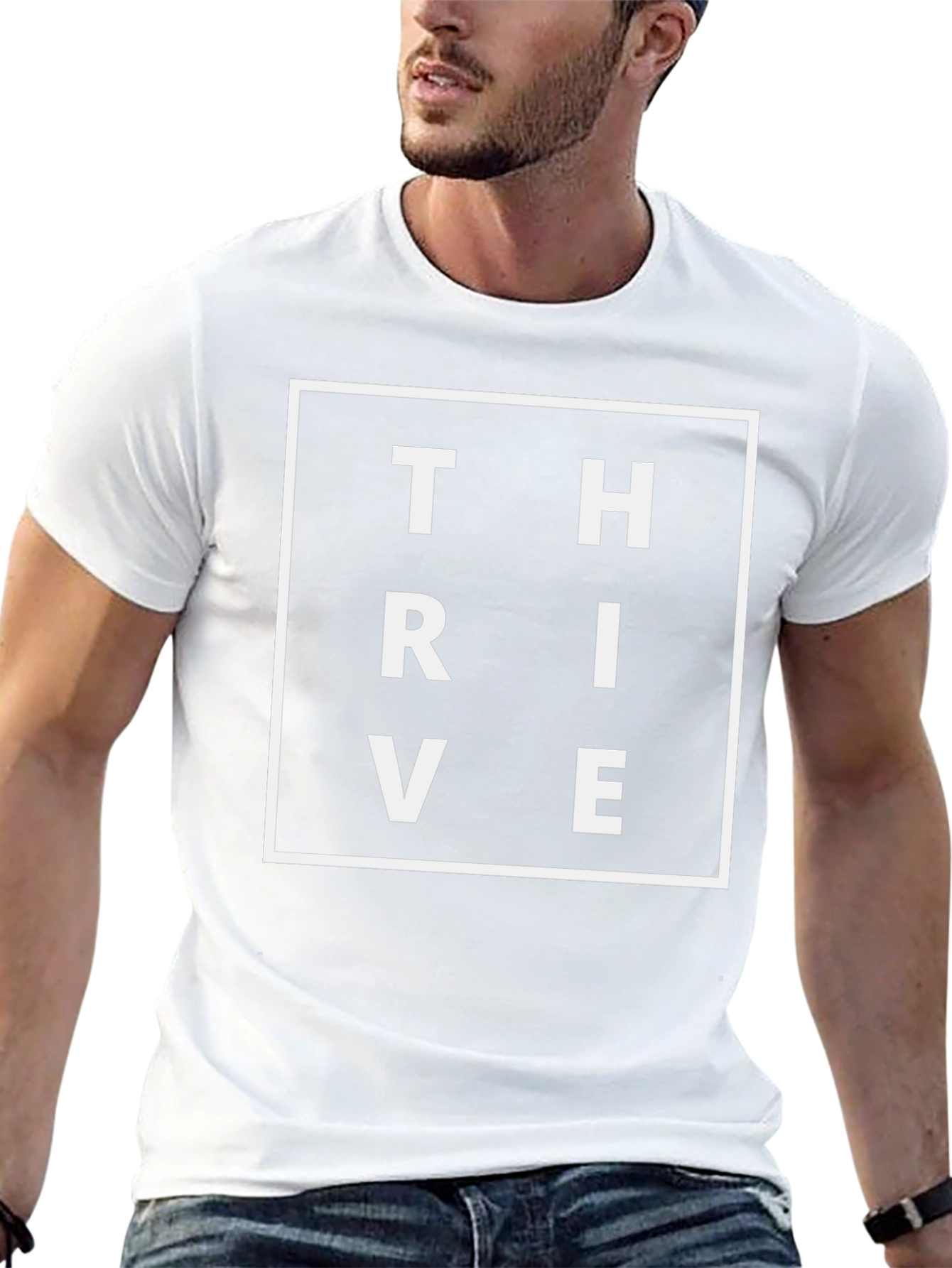 Thrive Black Graphic T-Shirt