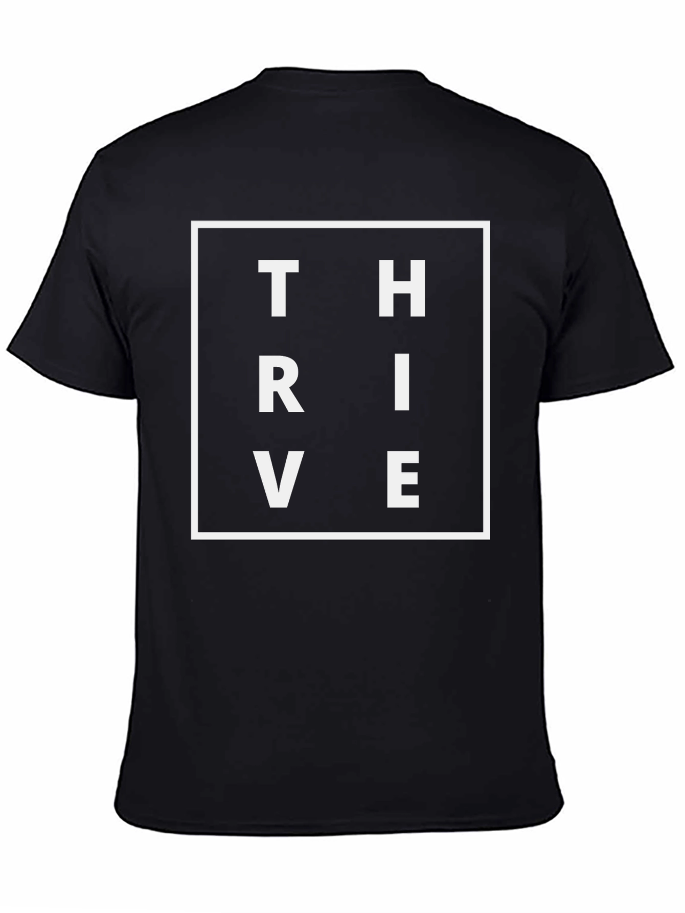Thrive Black Graphic T-Shirt