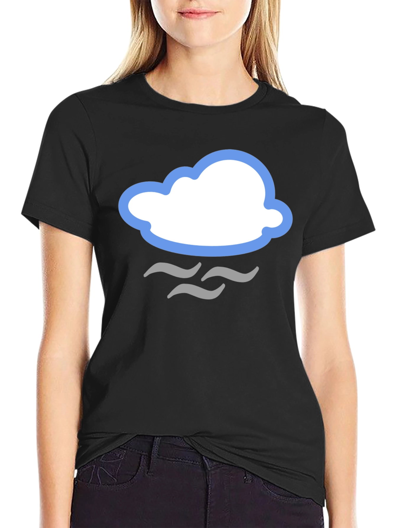 Cloud Graphic T-Shirt - Stylish Weather Tee