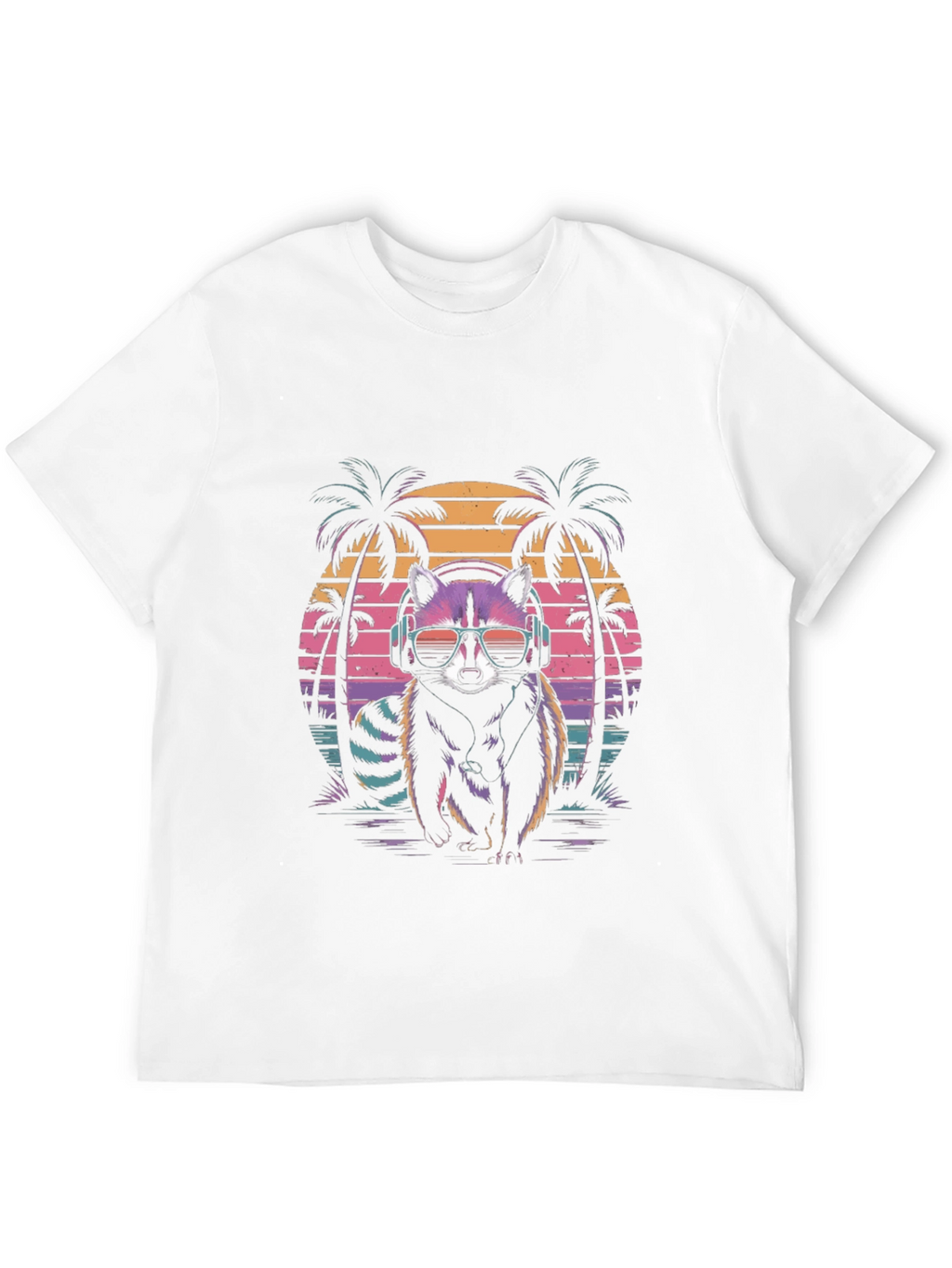 Retro Raccoon Vibes T-Shirt