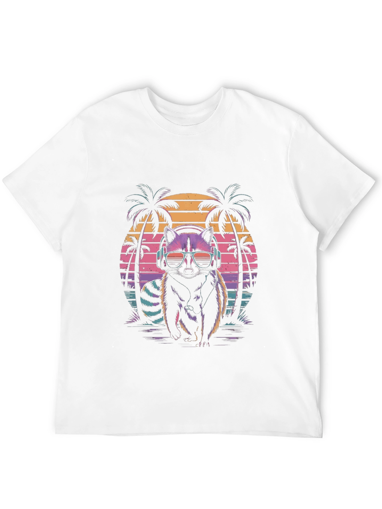 Retro Raccoon Vibes T-Shirt