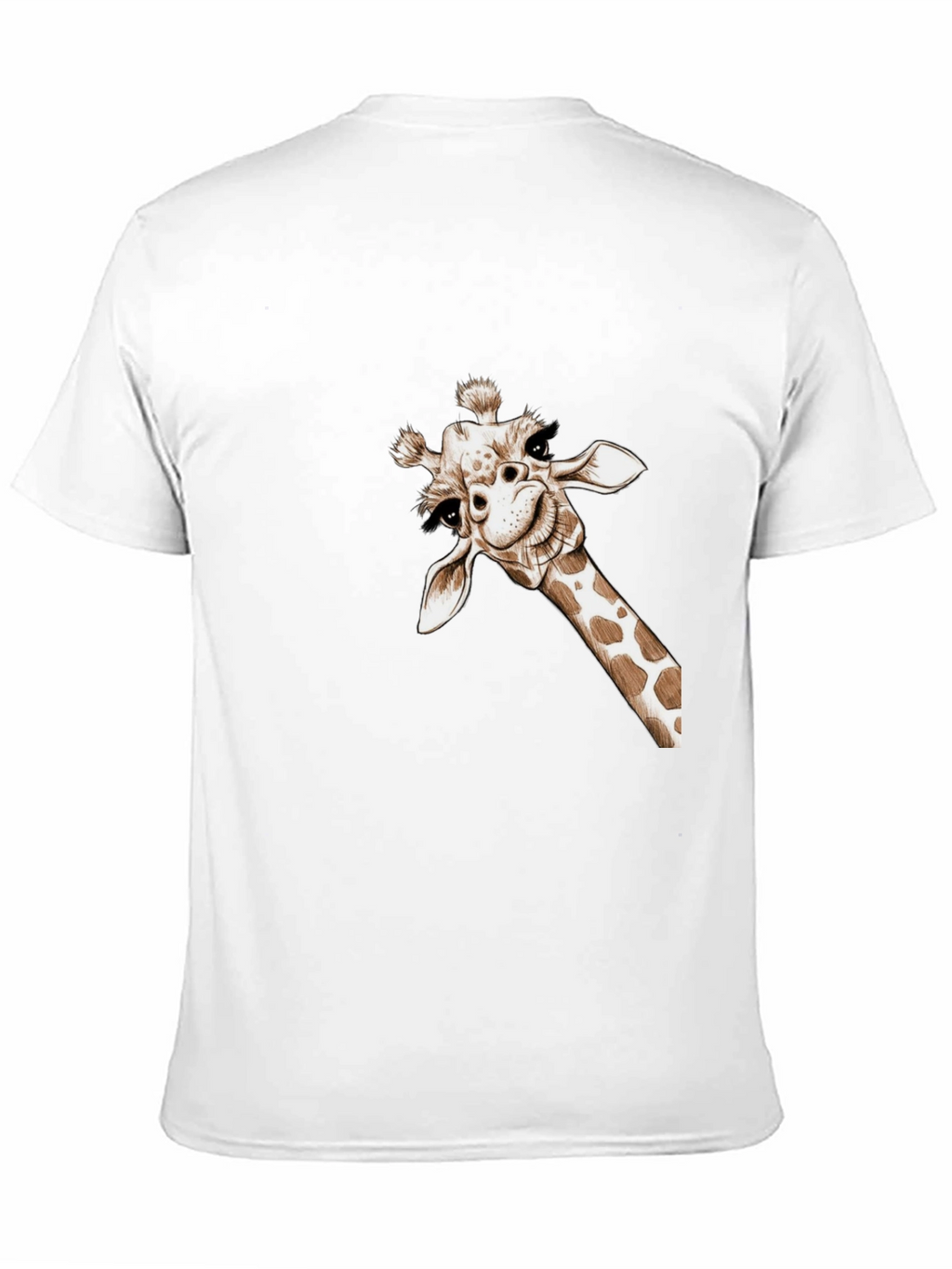 Whimsical Giraffe Tee - Quirky Graphic T-Shirt