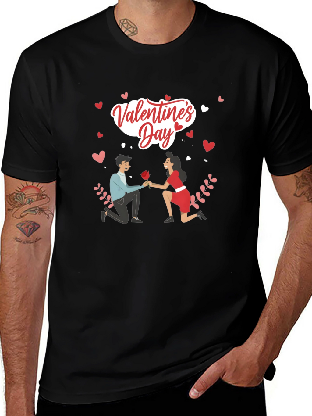 Valentines Day Proposal Graphic Tee