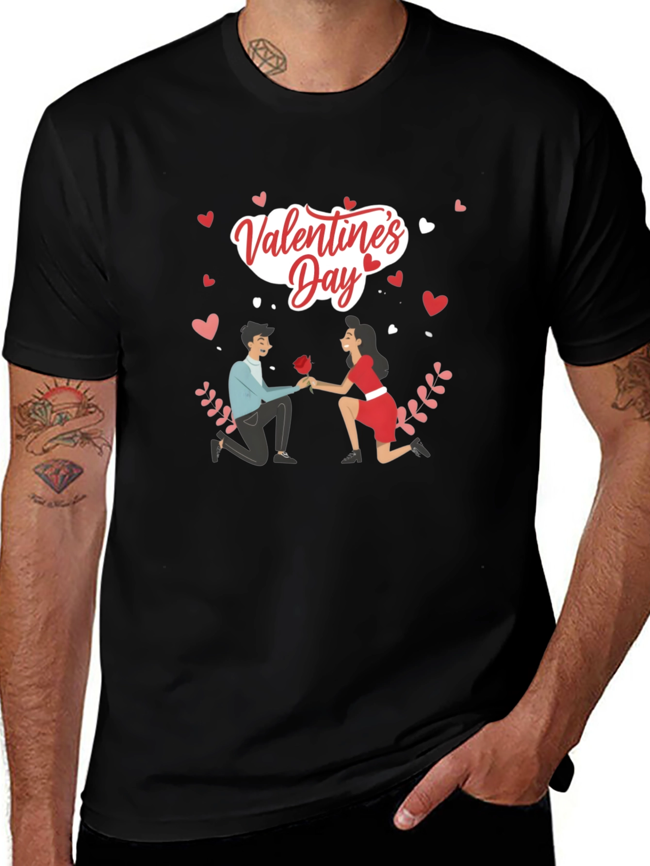 Valentines Day Proposal Graphic Tee