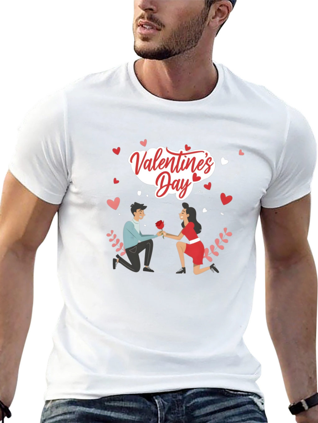 Valentines Day Proposal Graphic Tee