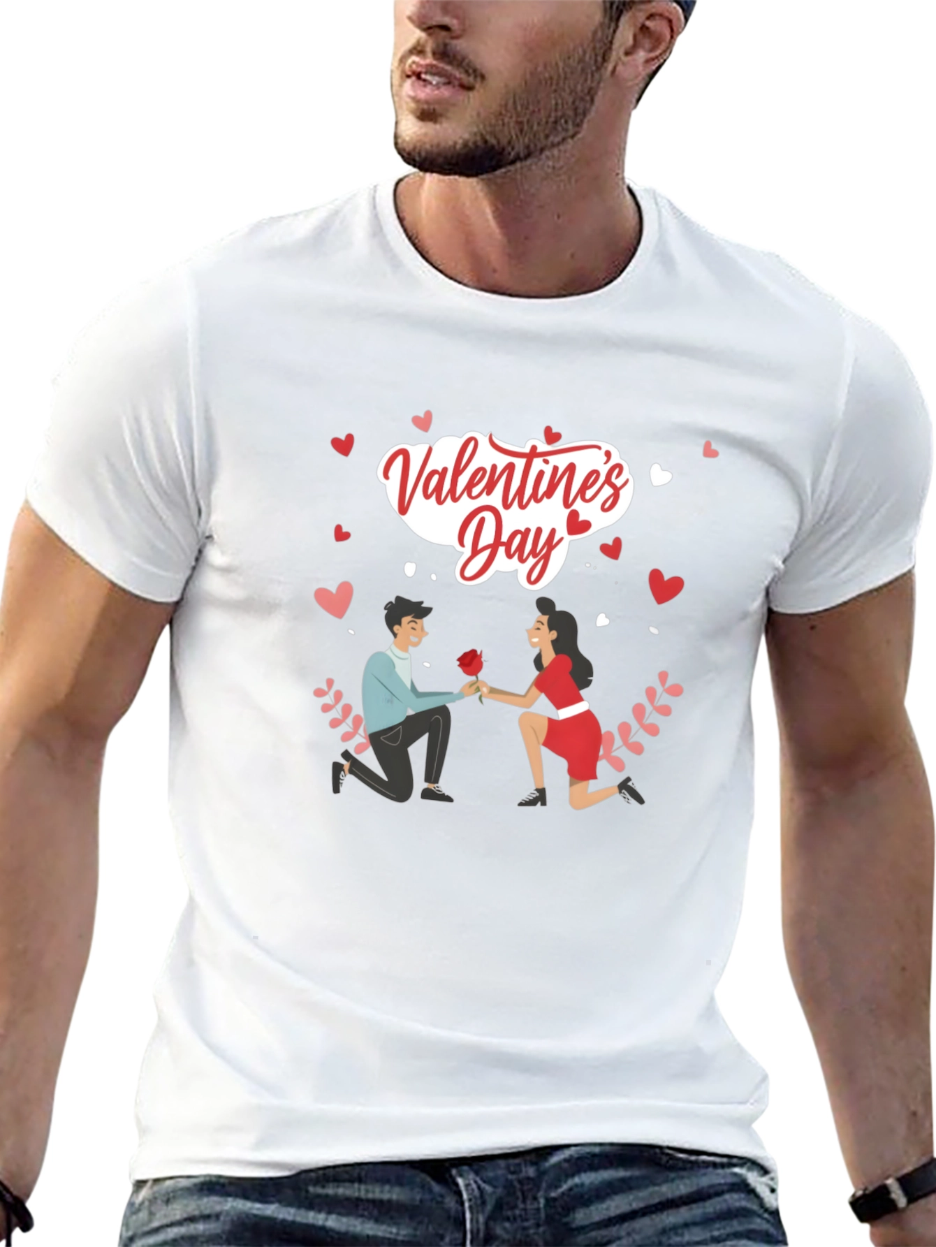 Valentines Day Proposal Graphic Tee