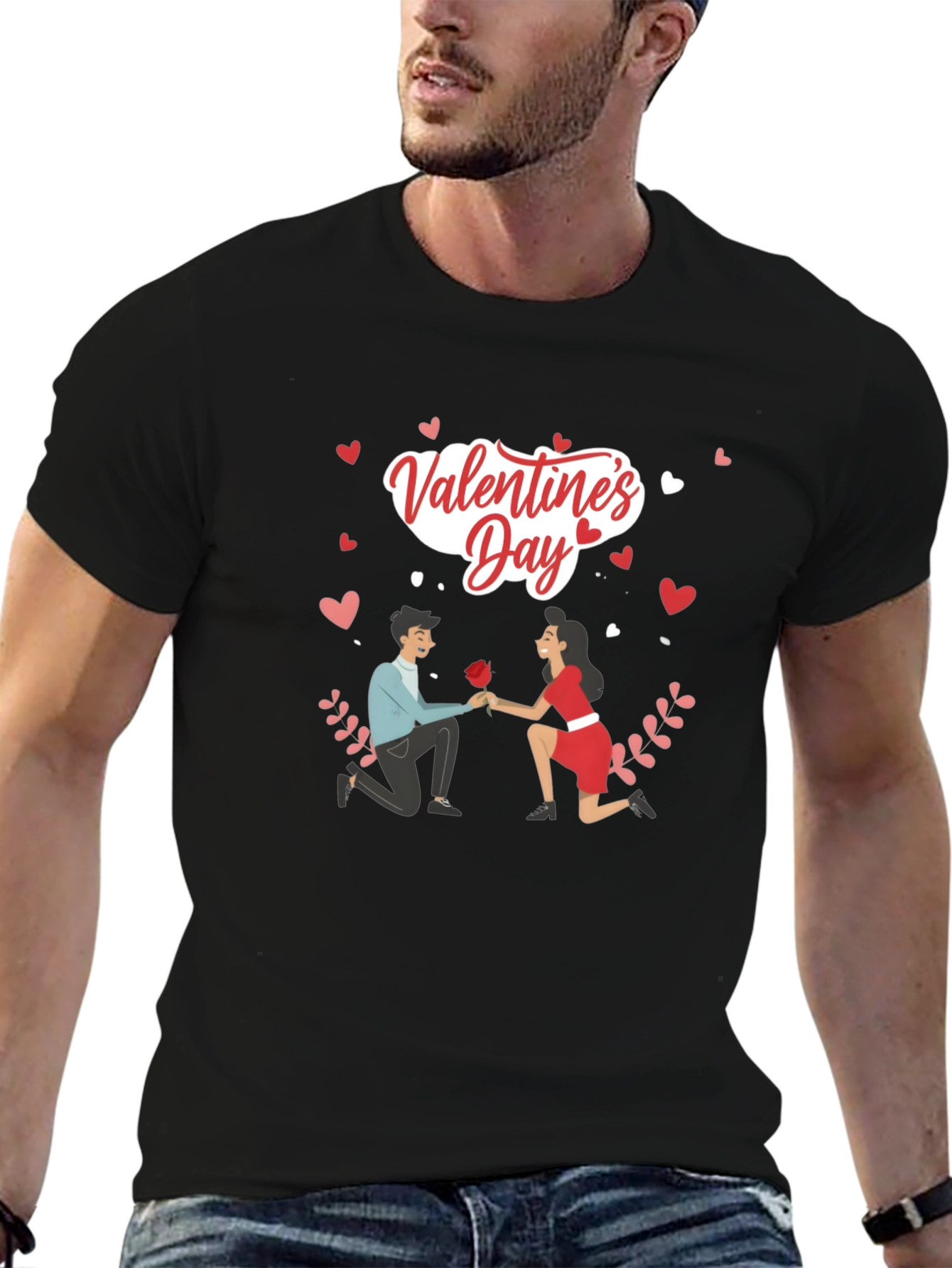 Valentines Day Proposal Graphic Tee