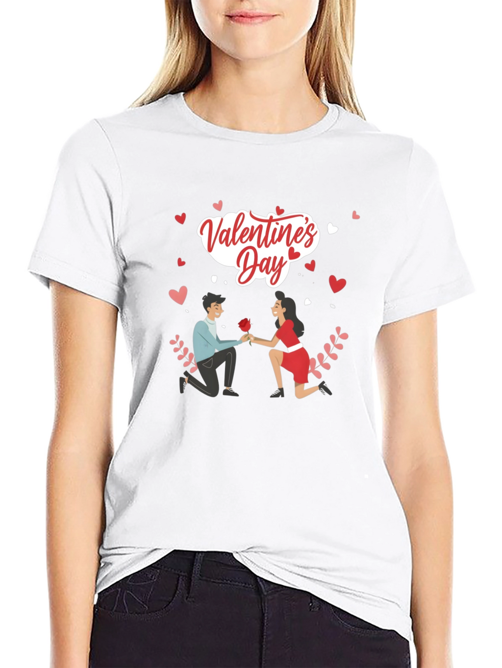 Valentines Day Proposal Graphic Tee